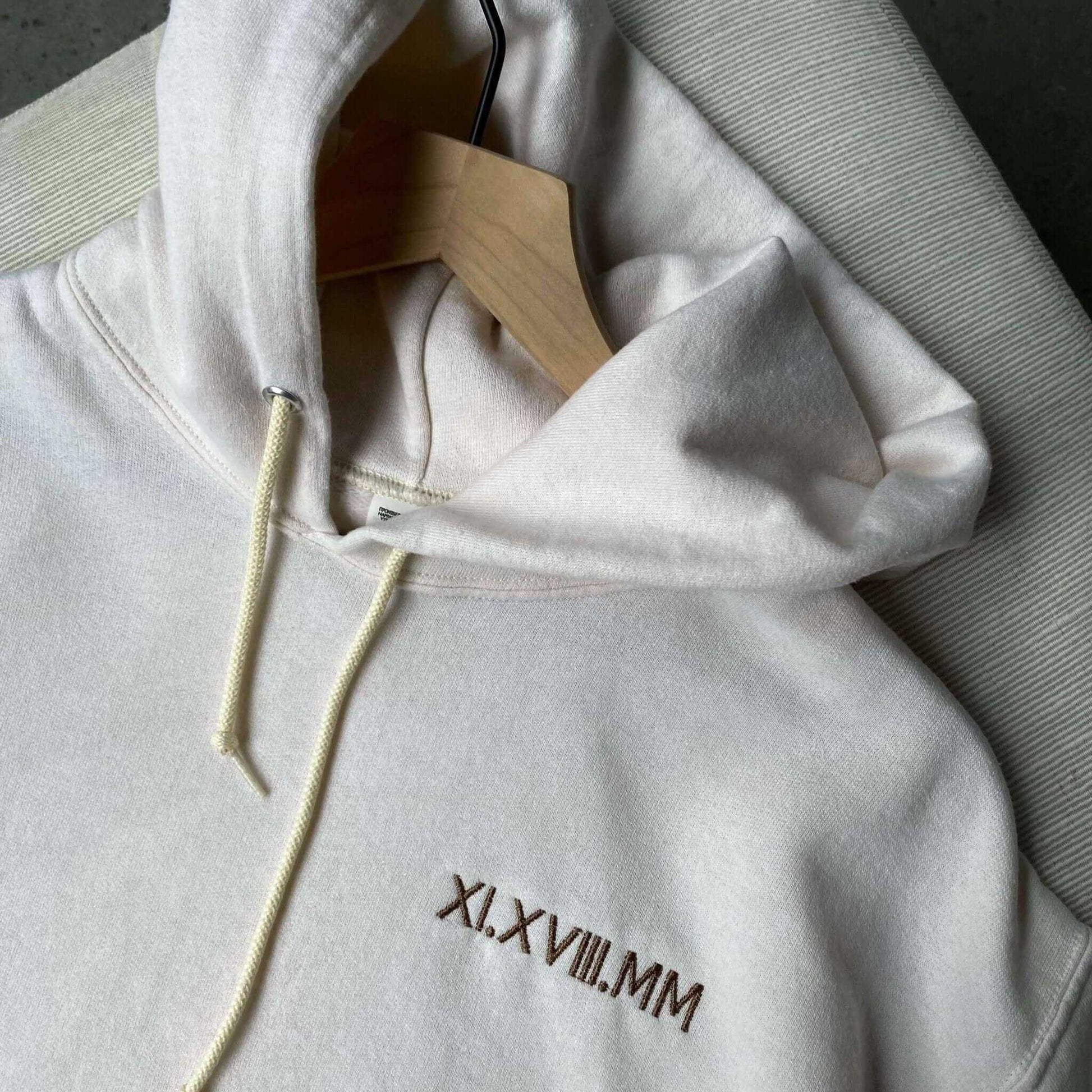 Roman Numerals Hoodie - ZEN l'atelier