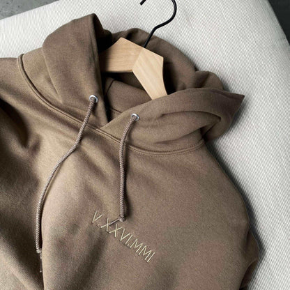 Roman Numerals Hoodie - ZEN l'atelier